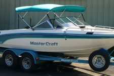 3-Bow Round Tube Super Sport Bimini Top - Mastercraft Tri-Star 190