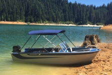 3-Bow Round Tube Bimini Top - 1978 Starcraft Super Sport