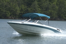 3-Bow Round Tube Bimini Top - 30in. Height - Mastercraft Boat