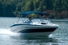 3-Bow Round Tube Bimini Top - 30in. Height - Tahoe Boat