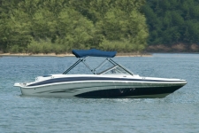3-Bow Round Tube Bimini Top - 30in. Height - Tahoe Boat