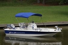 3 Bow Stainless Steel Round Bow Bimini Top w/Rear Brace Kit - 2003 VIP Bay Stealth 2030