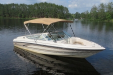 4 Bow Round Tube Bimini Top w/Stainless Steel Fittings - Chaparral Boat