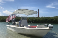 4-Bow Round Tube Bimini Top - 4A6087UB - Sunbrella - Natural  - 2008 Pathfinder TE 2200