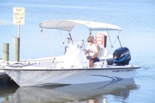 3-Bow Round Tube Bimini Top - Kenner Boat