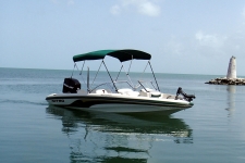 3-Bow Round Tube Bimini Top - 2006 Nitro 189 Sport