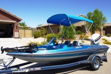 3-Bow Round Tube Bimini Top w/Optional Brace Kit - Stratos 264 FS