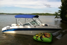 3-Bow Round Tube Bimini Top - 36