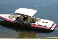 3-Bow Round Tube Bimini Top