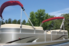 Dual 16' Square Tube Pontoon Top w/Standard Braces