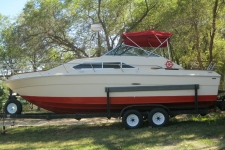 3-Bow Round Tube Bimini Top - Stainless Steel Frame w/Fixed Stainless Steel Brace Kit for Pilothouse Styled Boat