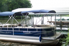 4-Bow Round Tube Bimini Top - South Bay