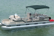 4-Bow 8' Square Tube Pontoon Top w/Running Light Cut-Out