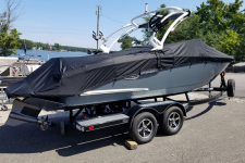 Cobalt - Custom Fit Boat Cover w/ Tower Cut-Outs - 2018 Cobalt CS 23  w/ Factory Tower w/ Swim Platform