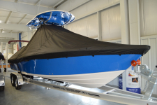 Carolina Skiff - Custom Fit Under-the-T-Top Boat Cover - 2019 Carolina Skiff Sea Chaser 26 LX w/ Soft Top