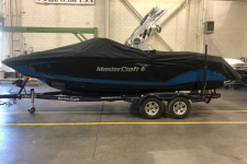 Mastercraft - Custom Fit Boat Cover w/ Tower Cut-Outs - 2019 Mastercraft X22 w/ Factory Tower w/ Swim Platform