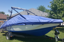 Custom Boat Cover - 13-15 Yamaha AR 192 - Sun-DURA - Cobalt Blue