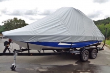 Over-the-Tower Specialty Cover for Tournament Ski Boats w/ Wide Bow or Pickle-Fork Bow w/ Tower and Swim Platform