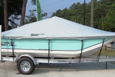 Carolilna Skiff 198 DLV, Custom Fit, Poly-Guard, Haze Gray