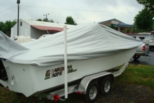 Carolina Skiff 238 DLV, Styled to Fit, Center Console Bay Style Fishing Boat w/Shallow Draft Hull, Poly-Guard, Haze Gray