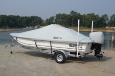 Carolina Skiff JVX 20, Custom Fit, Poly-Guard, Haze Gray