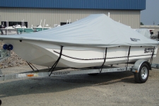 Carolina Skiff JVX 20, Custom Fit, Poly-Guard, Haze Gray