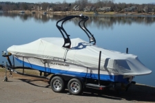 2009 Correct Craft Nautique 216V, Custom Fit, Poly-Guard, Haze Gray