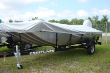 2012 Crestliner Storm 16 / Storm 16 Panfish, Custom Fit, Poly-Guard, Haze Gray