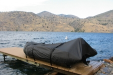 Blunt Nose Inflatable Boat, Styled to Fit, Poly-Guard, Black
