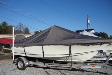 Key West 176 CC, V-Hull Center Console Fishing Boats, Styled to Fit, Poly-Guard, Black
