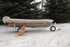 1984 Lund S-14, Styled to Fit Boat Cover