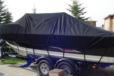 2011 Baja Islander 221 I/O, Styled to Fit, Walk Around Cuddy Cabin Boat, Sunbrella Supreme, Black