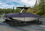 Custom CSR Boat Cover with Tower